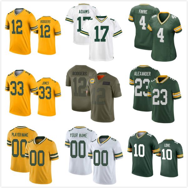 men women 12 aaron rodgers limited football jersey 33 aaron jones 17 davante adams 23 jaire alexander 4 brett favre 10 love jerseys, Black;red
men women 12 aaron rodgers limited football jersey 33 aaron jones 17 davante adams 23 jaire alexander 4 brett favre 10 love jerseys, Black;red
