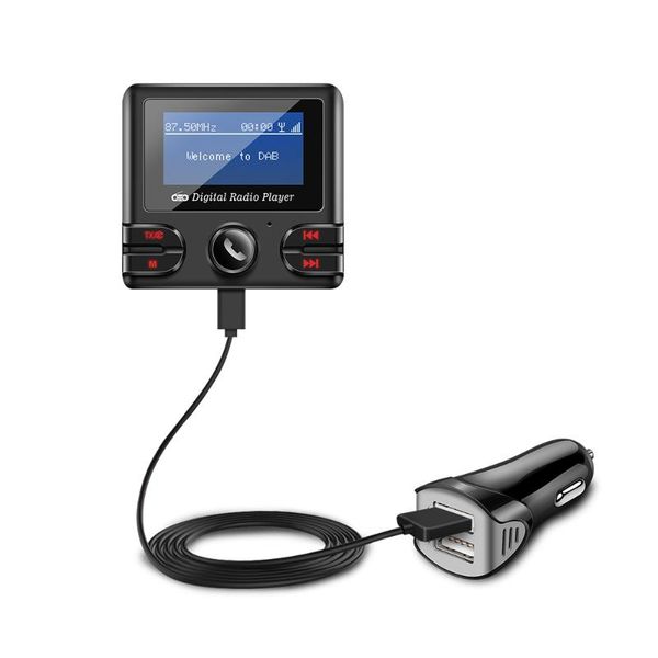 dab receiver bluetooth4.2 car kit music player fm transmitter modulator 2.1a dual usb charger support tf with antenna
dab receiver bluetooth4.2 car kit music player fm transmitter modulator 2.1a dual usb charger support tf with antenna