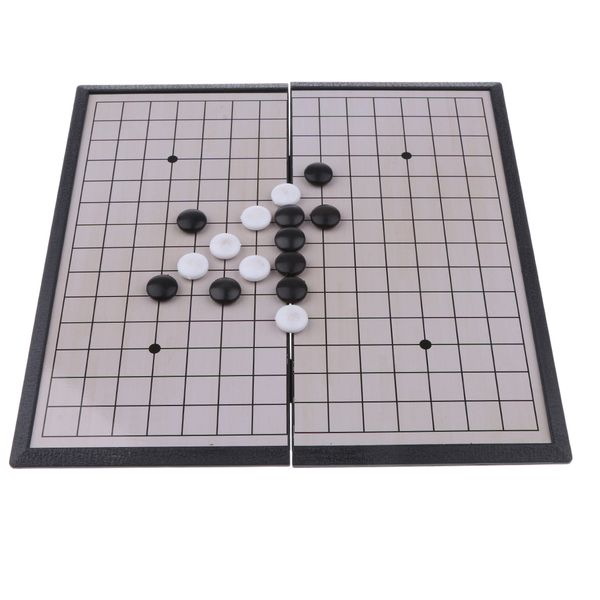 102 pieces portable plastic professional chinese weiqi magnetic chessboard chess set board game toy 19.5 x 19.5cm
102 pieces portable plastic professional chinese weiqi magnetic chessboard chess set board game toy 19.5 x 19.5cm