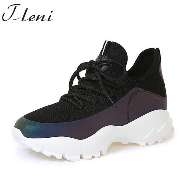 tleni brand new fashion spring women reflective shoes casual 5cm thick sole girl shoes lady mash lace up colorful zx-91
tleni brand new fashion spring women reflective shoes casual 5cm thick sole girl shoes lady mash lace up colorful zx-91
