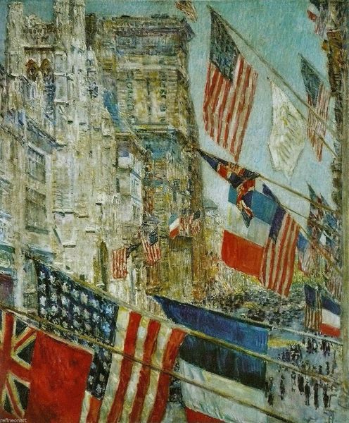 childe hassam - allies day may home wall art decor handpainted & hd print oil painting on canvas wall art canvas pictures 190907
childe hassam - allies day may home wall art decor handpainted & hd print oil painting on canvas wall art canvas pictures 190907