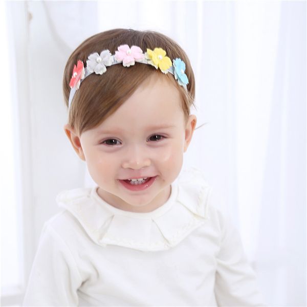hair accessories simple little girl elastic hairband children wear cute 5 flower headband born jewelry, Slivery;white
hair accessories simple little girl elastic hairband children wear cute 5 flower headband born jewelry, Slivery;white
