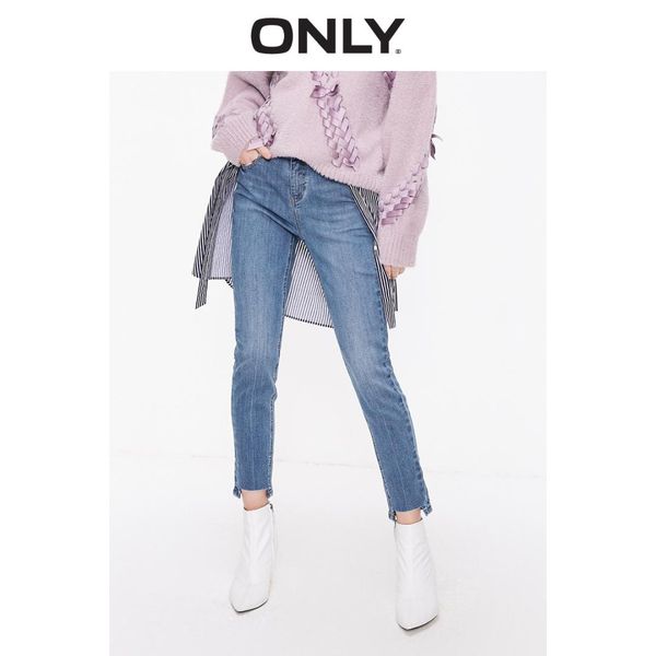 only 2019 summer new low-waist slim tight nine-cent jeans woman | 119149527, Blue
only 2019 summer new low-waist slim tight nine-cent jeans woman | 119149527, Blue