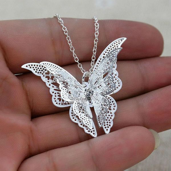 butterfly necklace jewelry fashion women's beautifuljewelry butterfly pendant & necklace chain women lovely butterfly pendant chain nec, Silver
butterfly necklace jewelry fashion women's beautifuljewelry butterfly pendant & necklace chain women lovely butterfly pendant chain nec, Silver