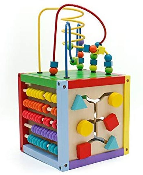 zf 8 х 8 дюймов деревянного изучения бисер maze cube 5 в 1 activity center воспитательной multicolor
zf 8 х 8 дюймов деревянного изучения бисер maze cube 5 в 1 activity center воспитательной multicolor