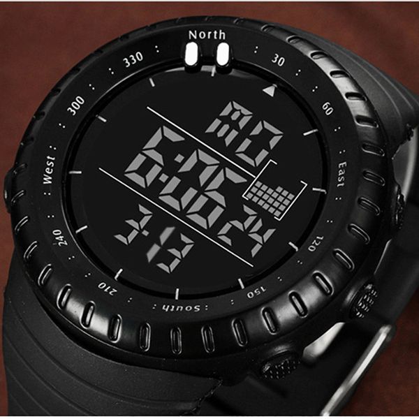 30m waterproof men's outdoors sports watch luminous alarm fitness clock big dial night light calendar electronic watch black, Slivery;brown
30m waterproof men's outdoors sports watch luminous alarm fitness clock big dial night light calendar electronic watch black, Slivery;brown