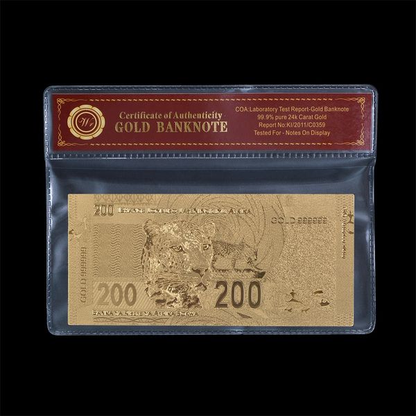 collection banknote south africa nelson mandela 200 rand metal gold foil banknote with coa other home decor
collection banknote south africa nelson mandela 200 rand metal gold foil banknote with coa other home decor