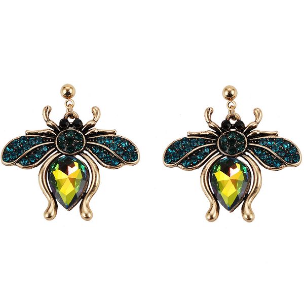new trendy very cute lovely fashion luxury designer exaggerated crystal vintage insects bee beautiful stud earring for woman girls 3 colors, Golden;silver
new trendy very cute lovely fashion luxury designer exaggerated crystal vintage insects bee beautiful stud earring for woman girls 3 colors, Golden;silver