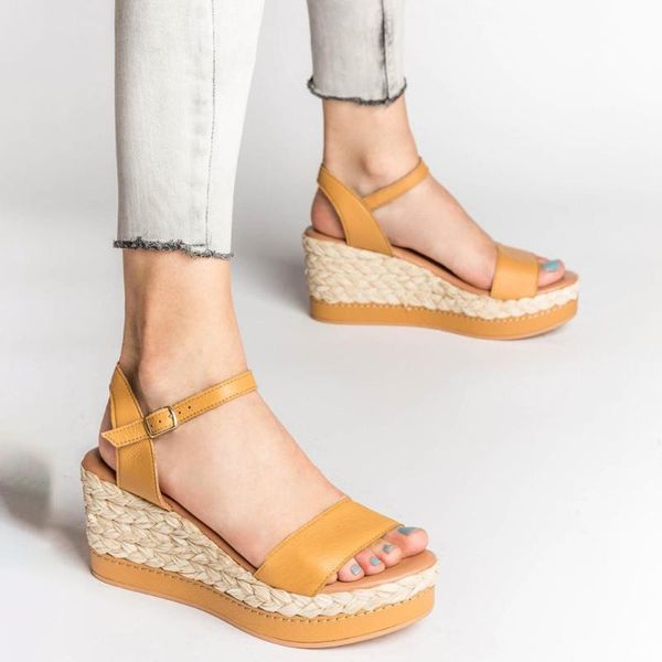 2020 women summer sandals female soft bottom platform bohemia high heel sandals ankle strap open toe ladies shoes, Black
2020 women summer sandals female soft bottom platform bohemia high heel sandals ankle strap open toe ladies shoes, Black