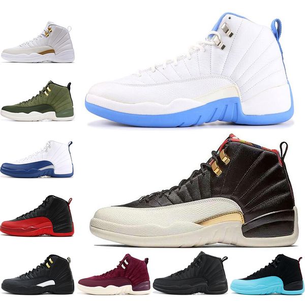 new air jordan retro 12s dark grey game michigan royal game men basketball shoes 12 blue french cny sneakers with socks 40-47
new air jordan retro 12s dark grey game michigan royal game men basketball shoes 12 blue french cny sneakers with socks 40-47