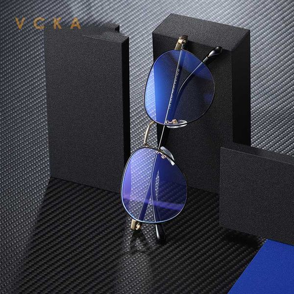 vcka brand anti blue light glasses computer gaming women retro metal frame blue blocking anti radiasi female eyewear men, White;black
vcka brand anti blue light glasses computer gaming women retro metal frame blue blocking anti radiasi female eyewear men, White;black