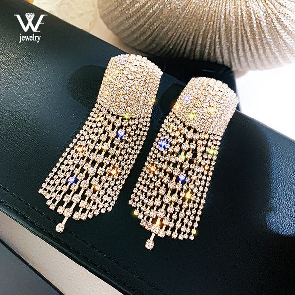 we fashion s925 silver needle long geometric tassel earrings gold silver rectangle rhinestone fringed earring for women
we fashion s925 silver needle long geometric tassel earrings gold silver rectangle rhinestone fringed earring for women
