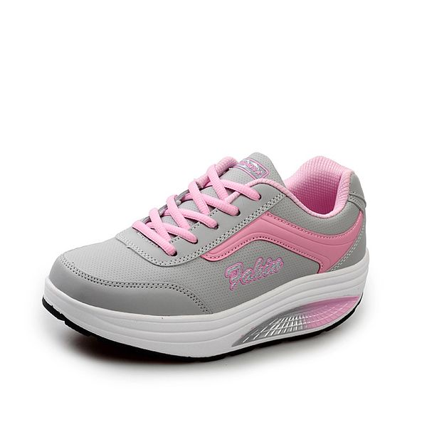 women new fashion sports and casual mesh shook his shoes breathable platform shoes female wedge shoe, Black
women new fashion sports and casual mesh shook his shoes breathable platform shoes female wedge shoe, Black