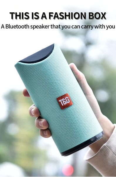 TG113 10W Outdoor Portable Column Wireless Bluetooth Speaker USB TF FM Radio Music Stereo Subwoofer superbass Surround sound Box