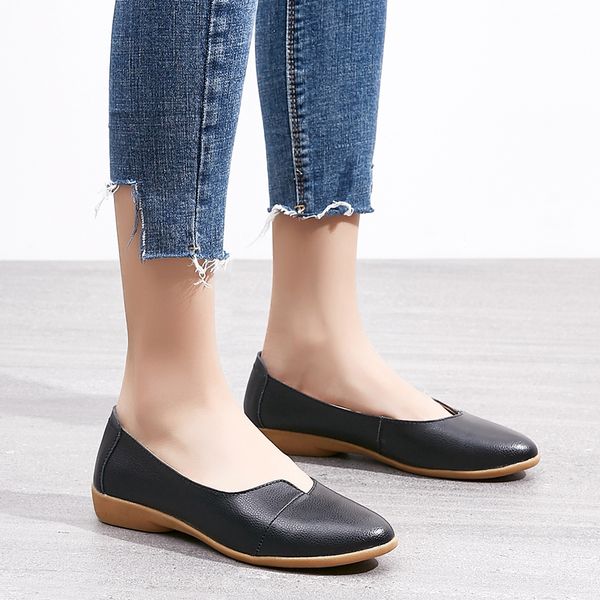 new handmade leather women light shoes sewing flats moccasins loafers ballet flats women comfortable soft casual shoes, Black
new handmade leather women light shoes sewing flats moccasins loafers ballet flats women comfortable soft casual shoes, Black