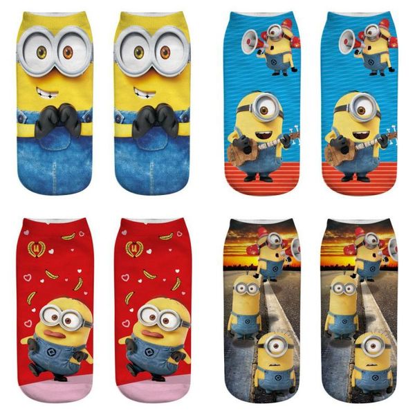 2019 new women man cartoon minions funny socks colorful boy girl ankle socks cute popsocket japanese korean socks streetwear, Black;white
2019 new women man cartoon minions funny socks colorful boy girl ankle socks cute popsocket japanese korean socks streetwear, Black;white