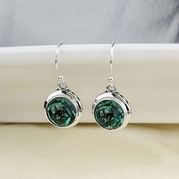 925 sterling silver natural stone emerald round dangling earrings for women fashion trendy jewelry pendientes aro, Golden;silver
925 sterling silver natural stone emerald round dangling earrings for women fashion trendy jewelry pendientes aro, Golden;silver