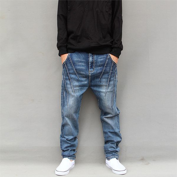 2019 new spring men's stretch denim joggers men cotton baggy jeans fashion harem pants plus size 6xl jeans 071909, Blue
2019 new spring men's stretch denim joggers men cotton baggy jeans fashion harem pants plus size 6xl jeans 071909, Blue