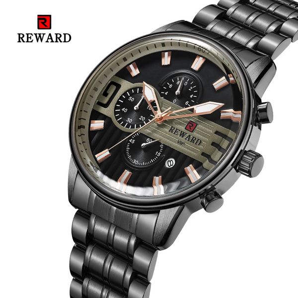 2019 new watch men reward chronograph men sports watches waterproof full steel quartz men's watch relogio masculino, Slivery;brown
2019 new watch men reward chronograph men sports watches waterproof full steel quartz men's watch relogio masculino, Slivery;brown
