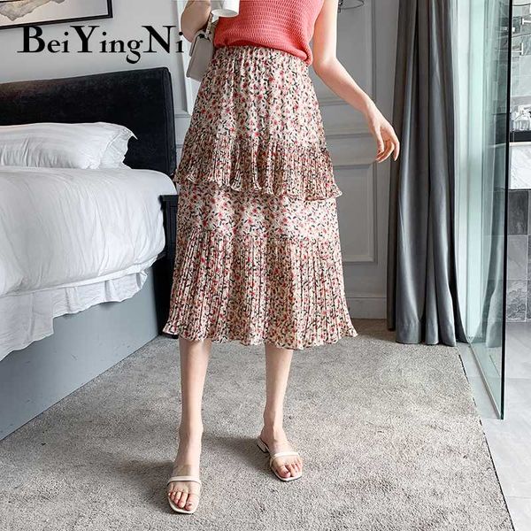 beiyingni pleated maxi beach boho women skirt ruffles vintage floral printed slim elastic high waist midi skirts ladies bottom, Black
beiyingni pleated maxi beach boho women skirt ruffles vintage floral printed slim elastic high waist midi skirts ladies bottom, Black