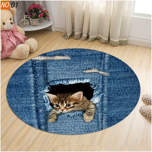 round land pad carpet animal lovely cat dog print shower room kitchen carpet house doormat living room non-slip cotton rug
round land pad carpet animal lovely cat dog print shower room kitchen carpet house doormat living room non-slip cotton rug