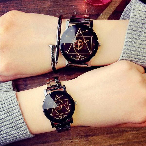 concise girls student trend ulzzang man steel bring waterproof quartz lovers wrist watch a pair, Slivery;brown
concise girls student trend ulzzang man steel bring waterproof quartz lovers wrist watch a pair, Slivery;brown