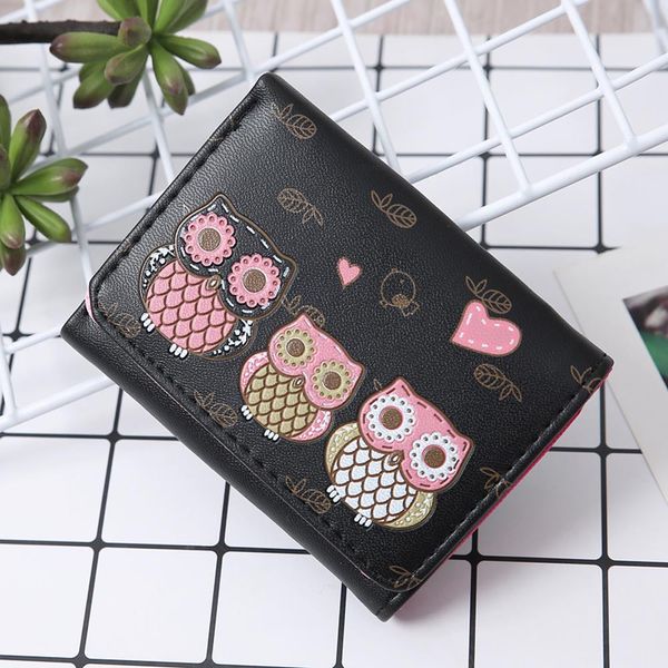 wallet pink green pink purple women simple retro owl printing short wallet coin purse card holders handbag card package, Red;black
wallet pink green pink purple women simple retro owl printing short wallet coin purse card holders handbag card package, Red;black