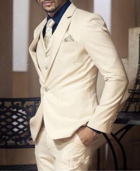 beige groom tuxedos notch lapel mens wedding tuxedos fashion man jacket blazer 3 piece suit(jacket+pants+vest+tie, White;black
beige groom tuxedos notch lapel mens wedding tuxedos fashion man jacket blazer 3 piece suit(jacket+pants+vest+tie, White;black
