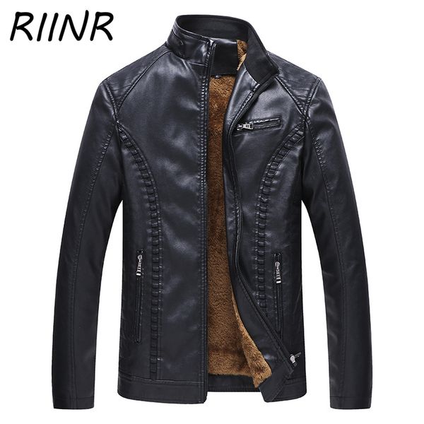 riinr new solid winter men's pu jacket stand collar thick warm business style zipper jackets man casual jacket male coat l-6xl, Black
riinr new solid winter men's pu jacket stand collar thick warm business style zipper jackets man casual jacket male coat l-6xl, Black
