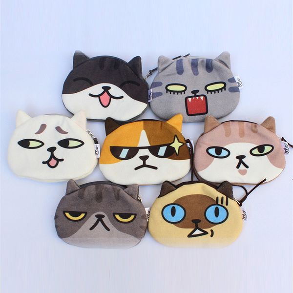2020 new cartoon anime personality creative short plush fabric cat head coin purse face text student cute coin bag, White
2020 new cartoon anime personality creative short plush fabric cat head coin purse face text student cute coin bag, White