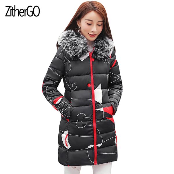 2019 winter new women jacket female long thick parka two side wear padded cotton coats ladies fashion outwear, Black
2019 winter new women jacket female long thick parka two side wear padded cotton coats ladies fashion outwear, Black
