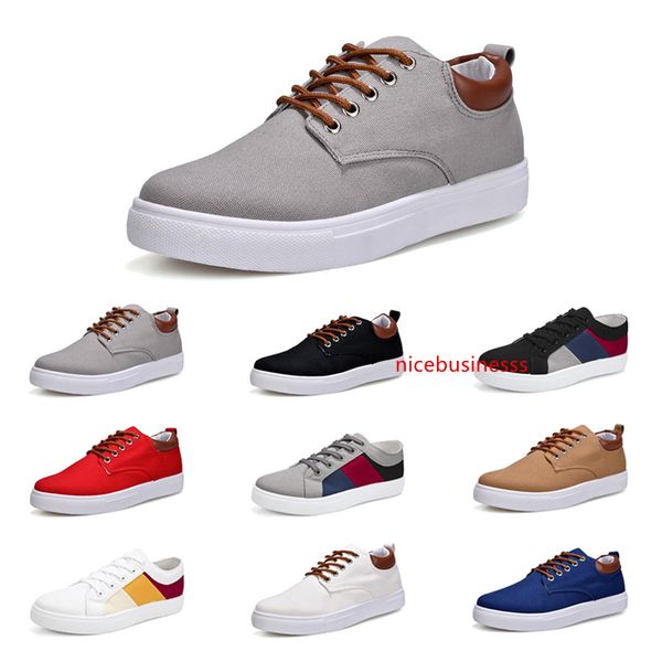 2020 men shoes no-brand canvas spotrs casual sneakers white black red grey khaki blue fashion new style shoes size 39-46
2020 men shoes no-brand canvas spotrs casual sneakers white black red grey khaki blue fashion new style shoes size 39-46