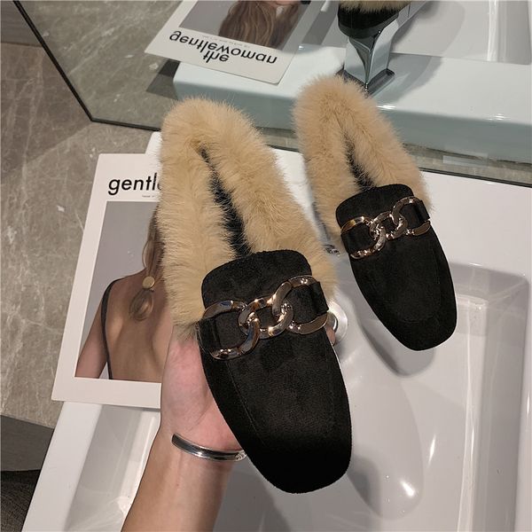 shoes women plush slippers for adults luxury slides rubber flip flops low flock pantofle soft fur designer hawaiian 2019 wedge, Black
shoes women plush slippers for adults luxury slides rubber flip flops low flock pantofle soft fur designer hawaiian 2019 wedge, Black