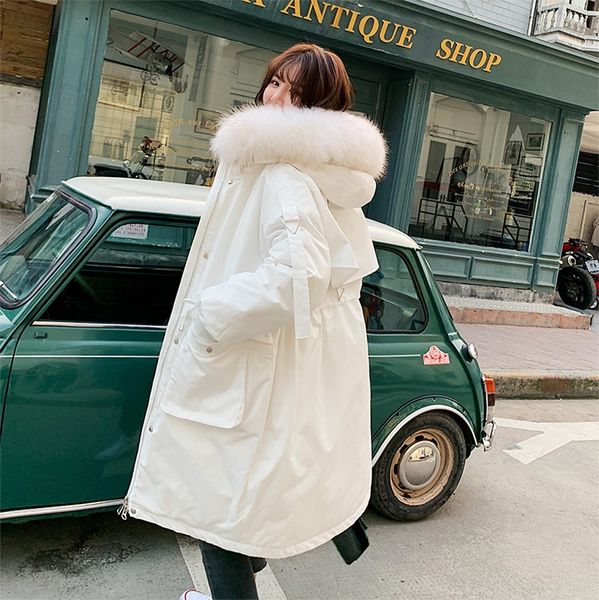 2019 winter thicker long down jacket women russia real raccoon fur collar white duck down parkas plus size clothes, Black
2019 winter thicker long down jacket women russia real raccoon fur collar white duck down parkas plus size clothes, Black