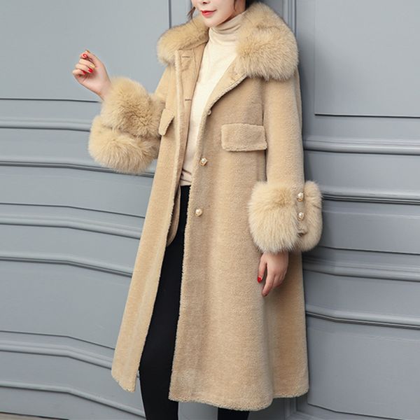winter coat women real fur coat sheep shearling wool jacket real fur collar jacket warm overcoat abrigo mujer 00856 yy406, Black
winter coat women real fur coat sheep shearling wool jacket real fur collar jacket warm overcoat abrigo mujer 00856 yy406, Black