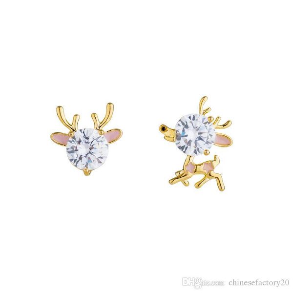 christmas earrings elk earrings mini 925 silver needle asymmetrical earring with big rhinestone 2019 fashion jewelry, Red;brown
christmas earrings elk earrings mini 925 silver needle asymmetrical earring with big rhinestone 2019 fashion jewelry, Red;brown