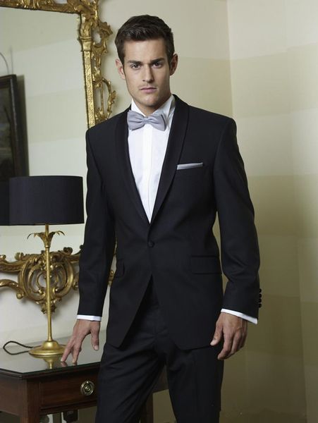 new classic design black groom tuxedos groomsmen shawl lapel man suit wedding men's blazer suits (jacket+pants+bow tie) 1228, Black;gray
new classic design black groom tuxedos groomsmen shawl lapel man suit wedding men's blazer suits (jacket+pants+bow tie) 1228, Black;gray