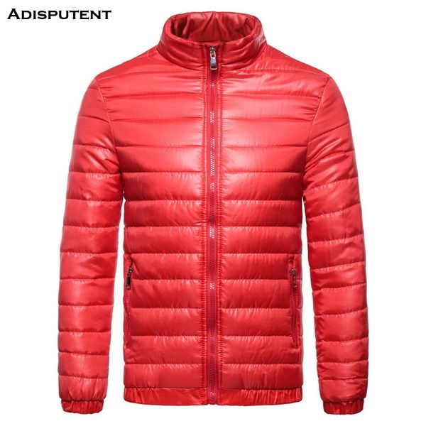 adisputent 2019 men's winter jacket male stand collar solid thick outwear stripe zip up pocket cotton coats simple casual, Black
adisputent 2019 men's winter jacket male stand collar solid thick outwear stripe zip up pocket cotton coats simple casual, Black