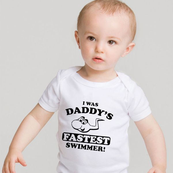 i was daddy's fastest swimmer baby boys rompers jumpsuit cotton outfit clothes newborn toddler casual onesie 0-24m, Blue
i was daddy's fastest swimmer baby boys rompers jumpsuit cotton outfit clothes newborn toddler casual onesie 0-24m, Blue