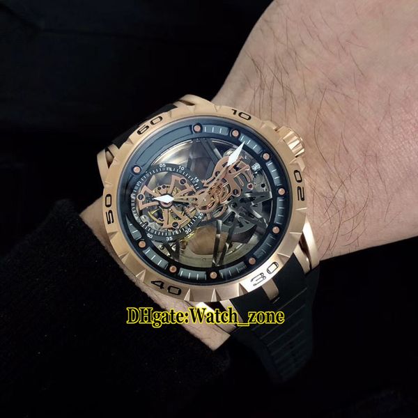 new excalibur 46mm rddbex0479 skeleton gold dial tourbillon automatic mens watch rose gold case rubber strap sapphire sport watches, Slivery;brown
new excalibur 46mm rddbex0479 skeleton gold dial tourbillon automatic mens watch rose gold case rubber strap sapphire sport watches, Slivery;brown