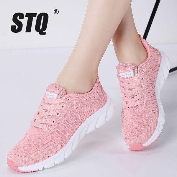 stq 2019 women walking flats shoes women light sneakers mesh tenis feminino casual shoes vulcanize breathable trainers 926, Black
stq 2019 women walking flats shoes women light sneakers mesh tenis feminino casual shoes vulcanize breathable trainers 926, Black