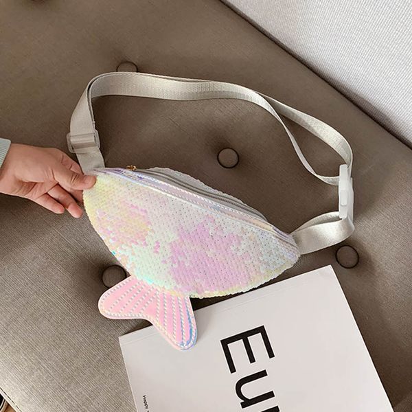sequins printing fish tail sequin fashion waist bag fanny pack children cartoon chest bag outdoor travel pocket phone pouch
sequins printing fish tail sequin fashion waist bag fanny pack children cartoon chest bag outdoor travel pocket phone pouch