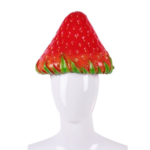 silicone halloween carnival party fancy strawberry simulation mask headgear cosplay cartoon funny fruit costume hats prop
silicone halloween carnival party fancy strawberry simulation mask headgear cosplay cartoon funny fruit costume hats prop
