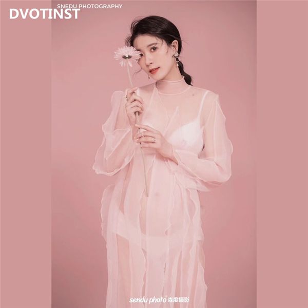 dvotinst women pgraphy props lace perspective maternity dresses pink full sleeve pregnancy dress studio shoot p clothes, White
dvotinst women pgraphy props lace perspective maternity dresses pink full sleeve pregnancy dress studio shoot p clothes, White