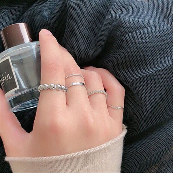 7 pcs hip-hop hipster ring combination geometric joint ring set for women personality design set party jewelry gift, Golden;silver
7 pcs hip-hop hipster ring combination geometric joint ring set for women personality design set party jewelry gift, Golden;silver