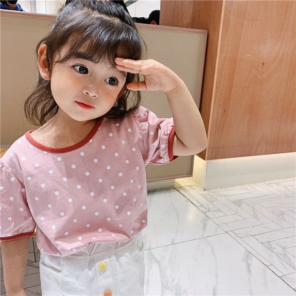 2020 new wholesale baby girls boys dots t-shirt summer fashion kids tees 1-6 years, Blue
2020 new wholesale baby girls boys dots t-shirt summer fashion kids tees 1-6 years, Blue