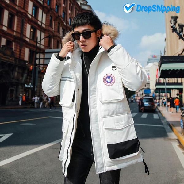mascube 2019 duck down jacket men thick warm winter windproof canada jacket men long coats fur hooded outerwer coat winter, Black
mascube 2019 duck down jacket men thick warm winter windproof canada jacket men long coats fur hooded outerwer coat winter, Black