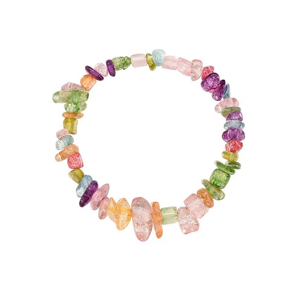 new women single strands bracelets natural multicolor crystal stretch chain bracelet for banquet jewelry gift pulseras, Black
new women single strands bracelets natural multicolor crystal stretch chain bracelet for banquet jewelry gift pulseras, Black