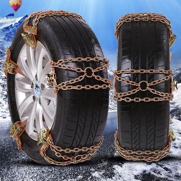 

universal steel truck car wheels tyre tire snow ice chains belt winter anti-skid vehicles suv wheel chain mud road safety
