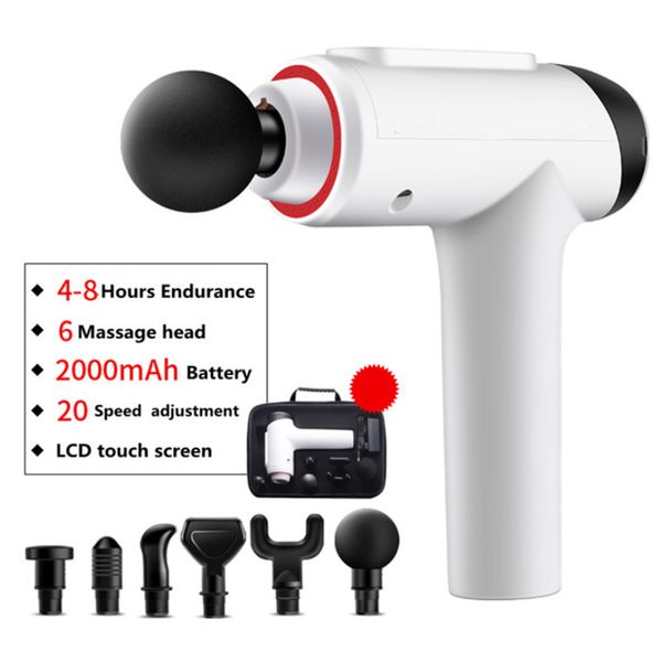 lcd screen massagers gun handheld 6 massage head 2000mah battery massagers for neck and back with heat deep tissue fascial gun
lcd screen massagers gun handheld 6 massage head 2000mah battery massagers for neck and back with heat deep tissue fascial gun